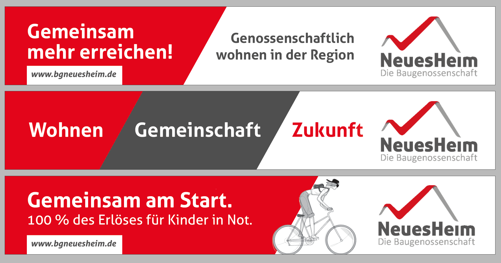 Entwurf 1, alle drei Motive