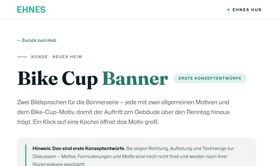 Vorschau der Seite Bike Cup Banner